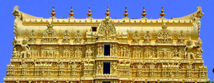 Golden Hindu temple image