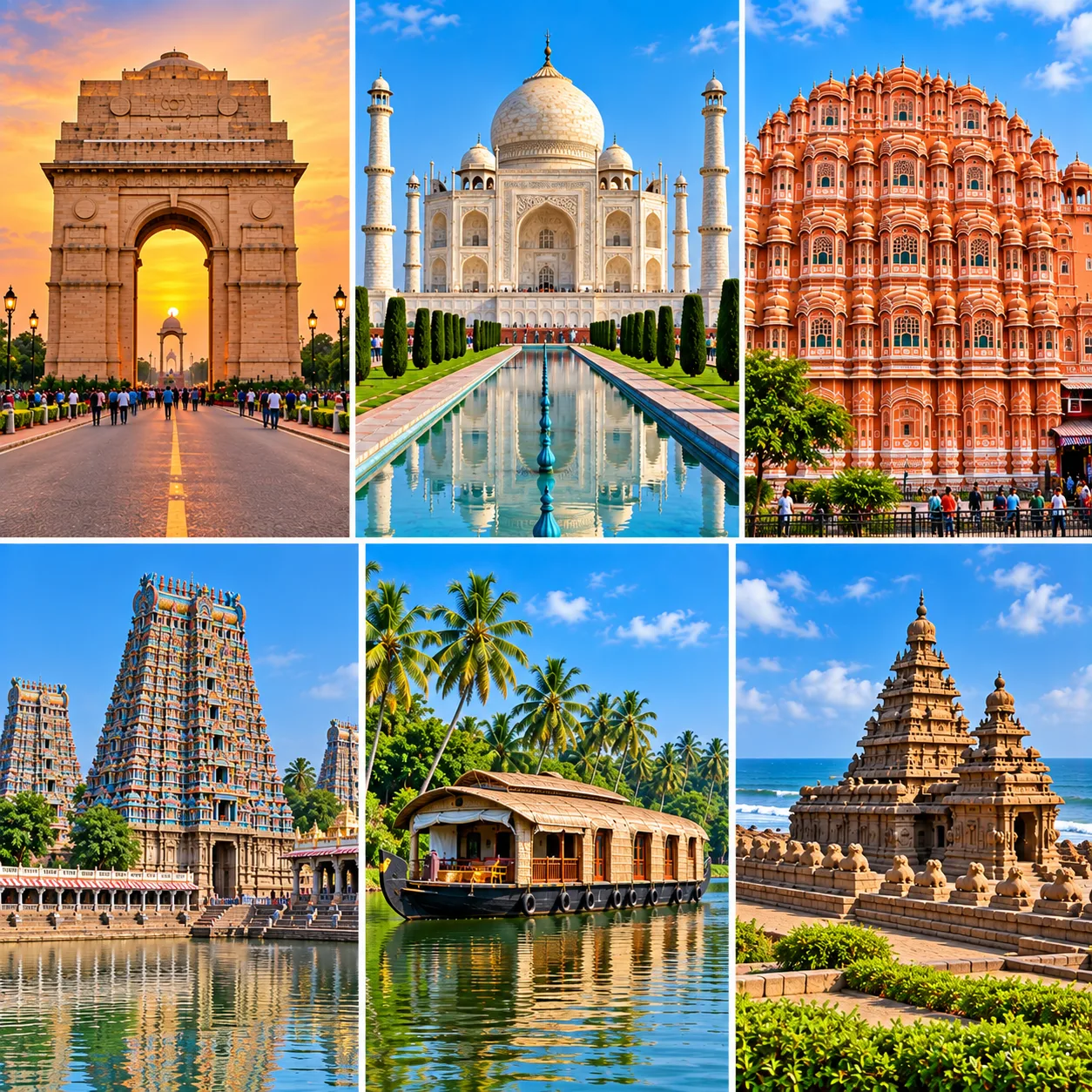 Golden Triangle and South India tour