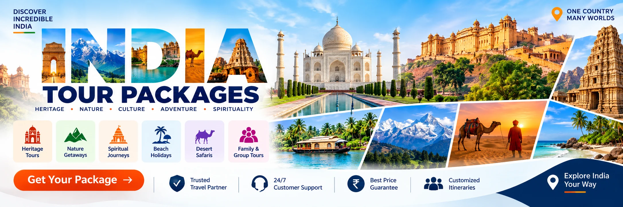 India tour packages by Ravi Tours India