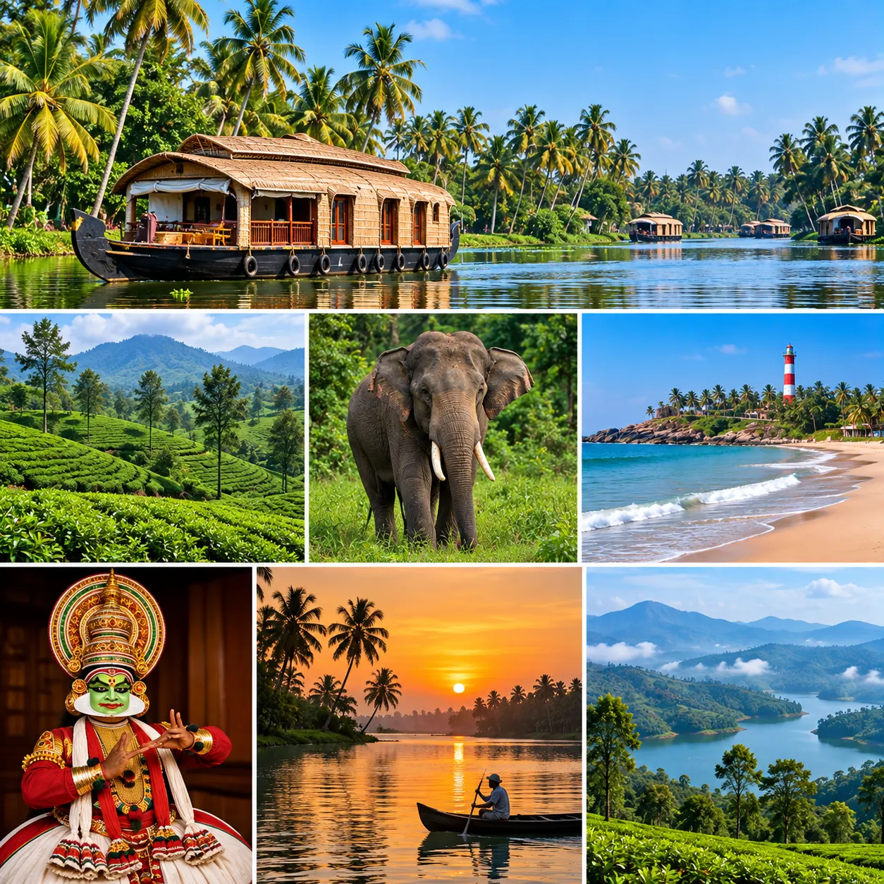 Kerala tour package with backwaters